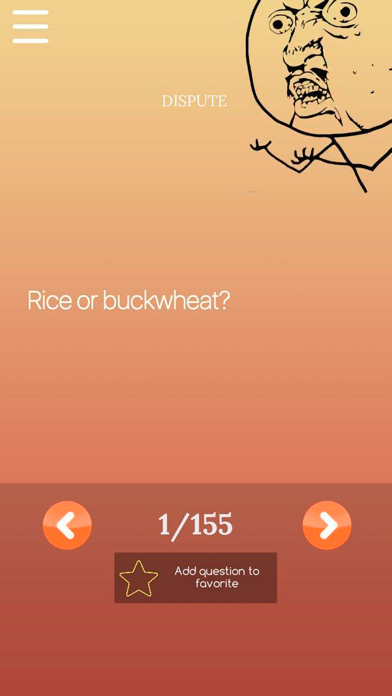 Questions. Conversation starte screenshot 1
