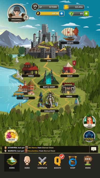 Questland: Turn Based RPG screenshot 3
