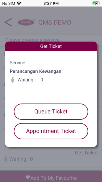 Queue Management System (QMS) screenshot 3