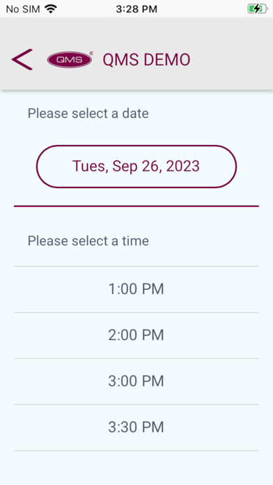 Queue Management System (QMS) screenshot 1
