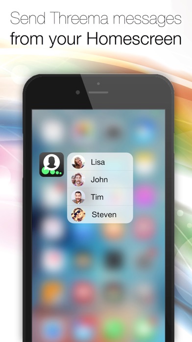 Quick Actions for Threema - A shortcut to Threema right from your Homescreen! screenshot 4