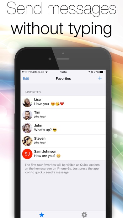 Quick Actions for Threema - A shortcut to Threema right from your Homescreen! screenshot 1
