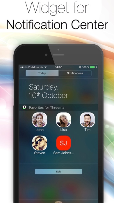 Quick Actions for Threema - A shortcut to Threema right from your Homescreen! screenshot 2