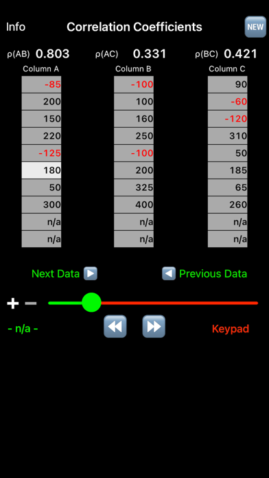 Quick Correlation Coefficients screenshot 3