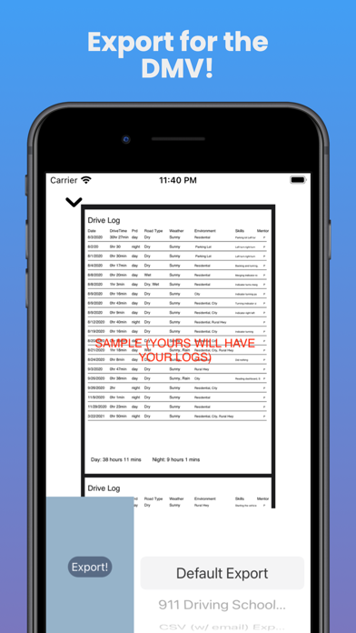 Quick Log - Student Driver Log screenshot 5