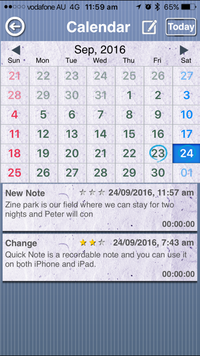 Quick Note Lite screenshot 3