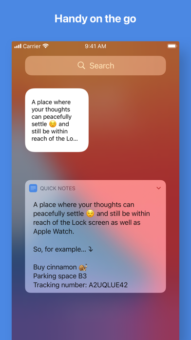 Quick Notes with widget screenshot 3