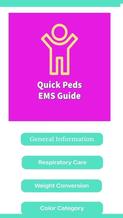 Quick PEDS EMS Guide screenshot 1