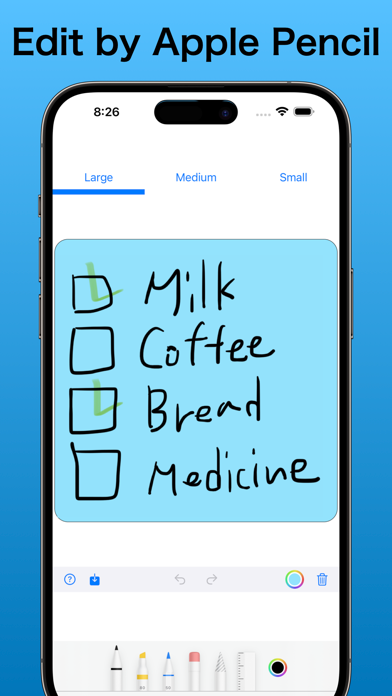 Quick Widget Memo screenshot 1