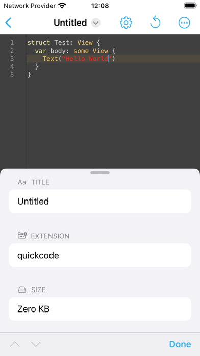 QuickCode: Code Editor screenshot 4