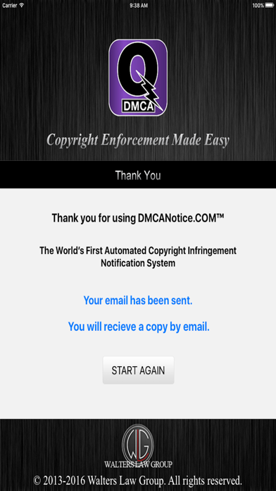 QuickDMCA screenshot 1