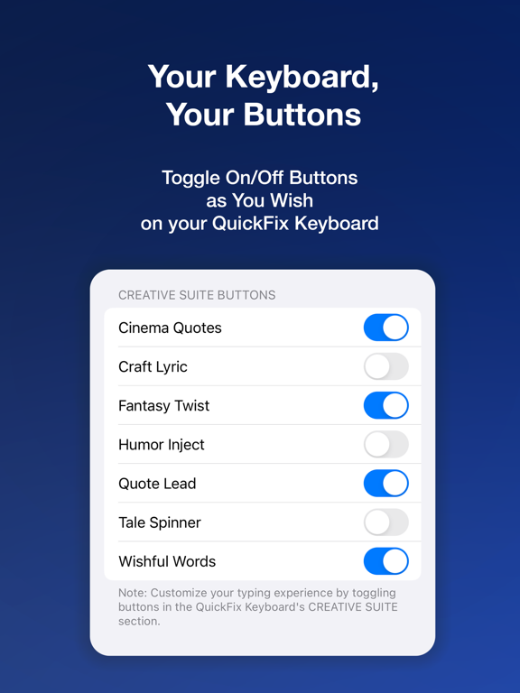 QuickFix: AI Keyboard screenshot 2