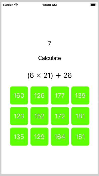 QuickMath - Math Solving Game screenshot 1