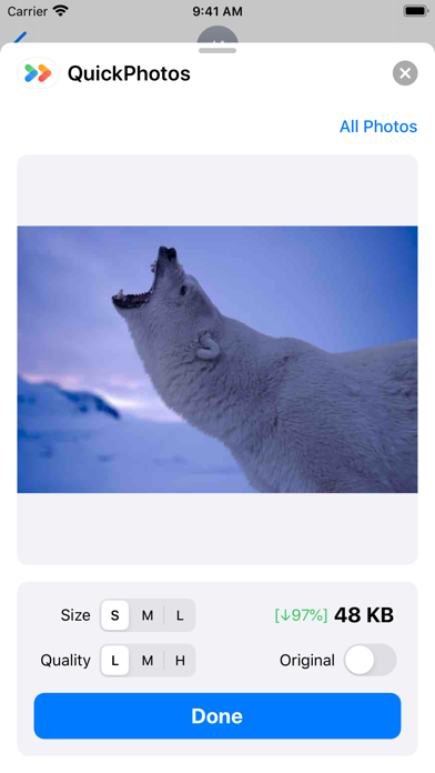 QuickPhotos screenshot 1