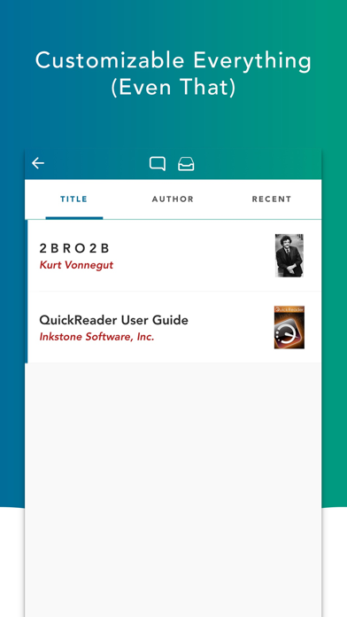 QuickReader Lite screenshot 1