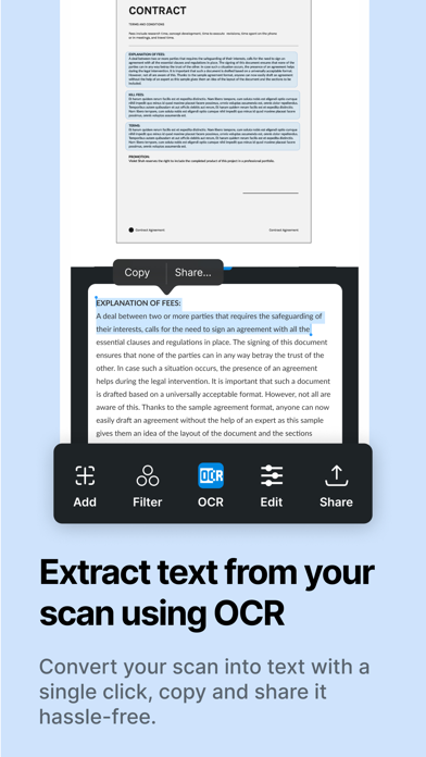 QuickScan: PDF & OCR Scanner screenshot 4