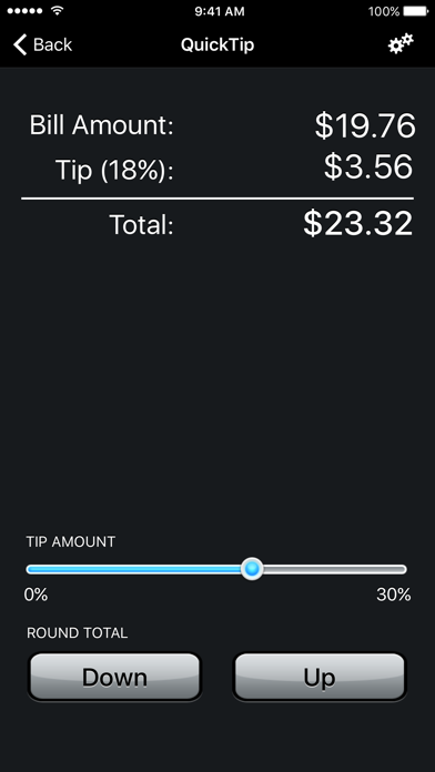 QuickTip™ Tip Calculator screenshot 4