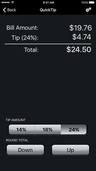 QuickTip™ Tip Calculator screenshot 3