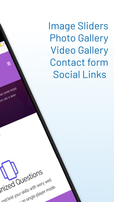 QuickWebsites: Website Builder screenshot 1