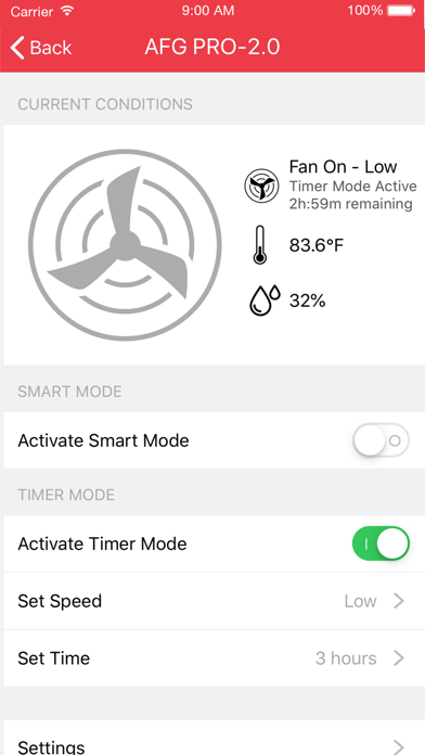 QuietCool Smart Control screenshot 2