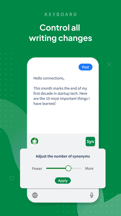 QuillBot-AI Writing & Keyboard screenshot 1