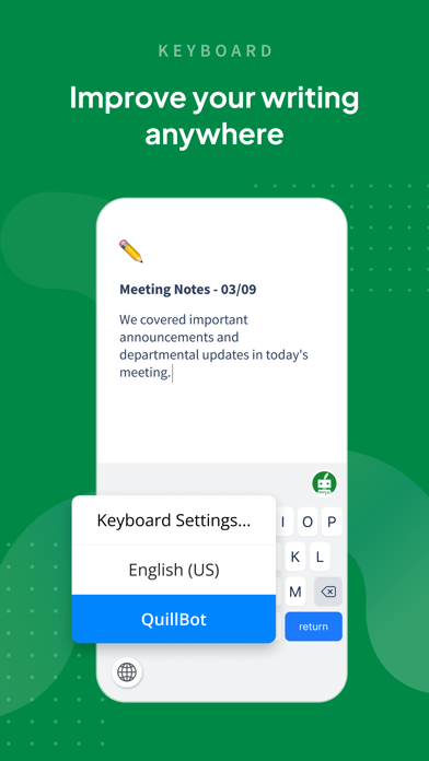 QuillBot-AI Writing & Keyboard screenshot 4