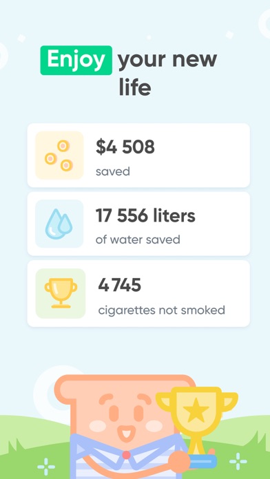 Quit smoking for good - Kwit screenshot 2