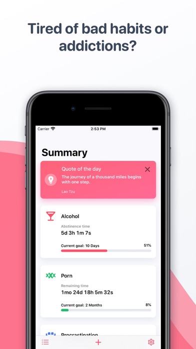 Quitzilla: Quit Tracker screenshot 9
