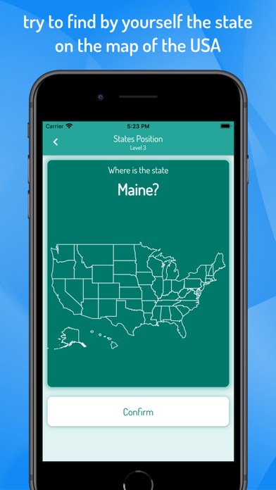 Quiz USA - States and Cities screenshot 2