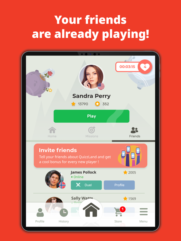 QuizzLand. Quiz & Trivia game screenshot 1