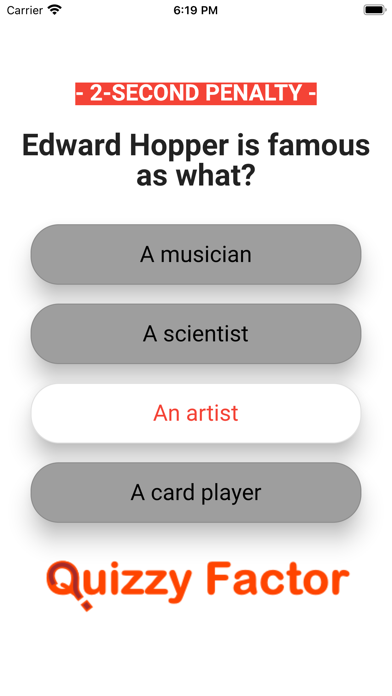QuizzyFactor screenshot 3