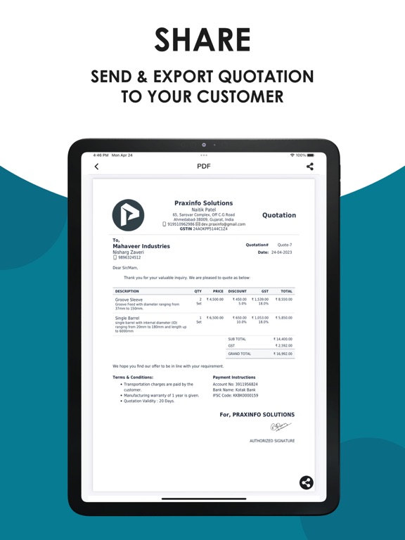 Quotation Maker screenshot 3