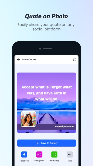 Quotes with name and photo screenshot 1
