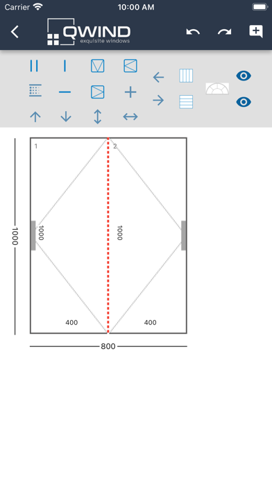 Qwind aluminium window screenshot 2