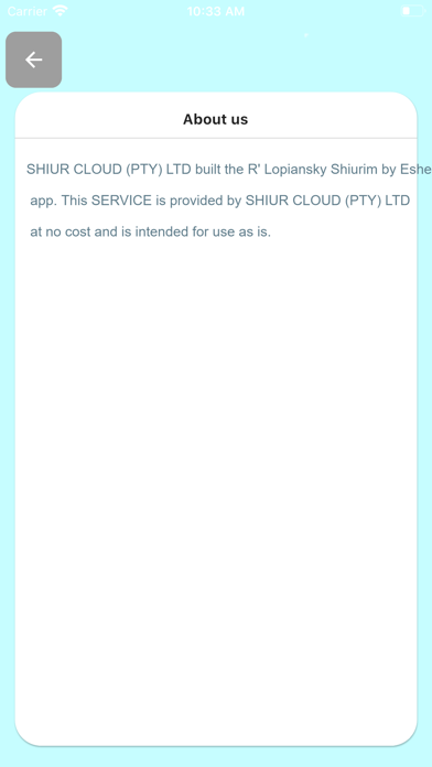 R' Lopiansky screenshot 2