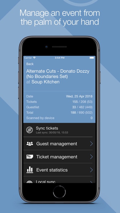 RA Ticket Scanner screenshot 1