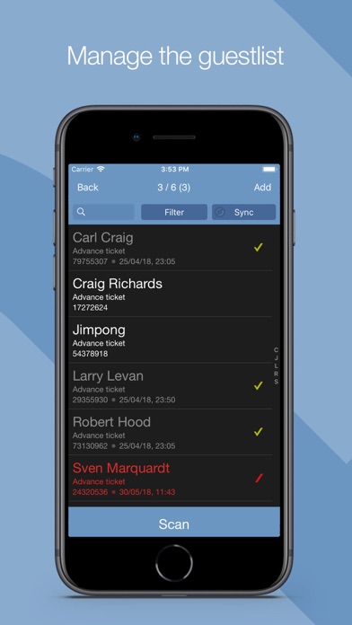 RA Ticket Scanner screenshot 3