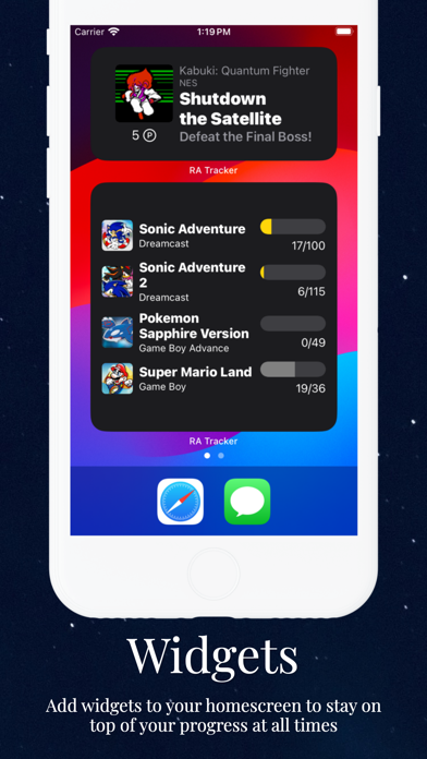 RA Tracker screenshot 1