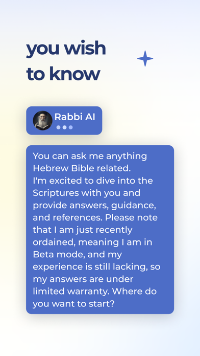 Rabbi Ari: Judaism Chatbot screenshot 2