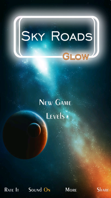 Race : Glow Sky Road screenshot 2