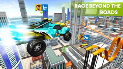 Race Off - Monster Truck+ Ramp screenshot 1
