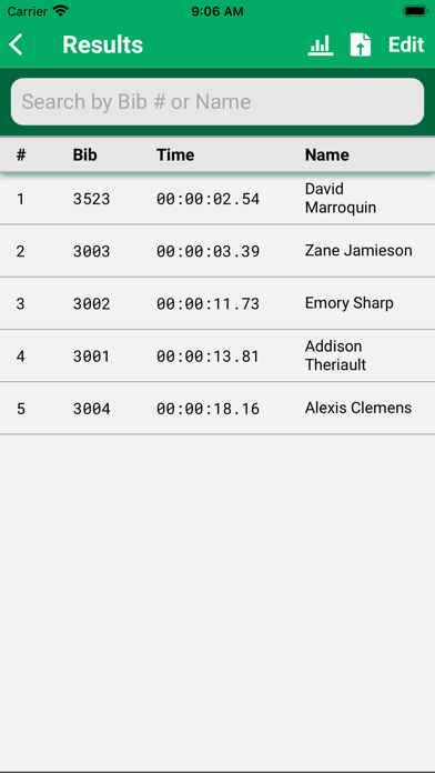 RaceDay Mobile Timing screenshot 1