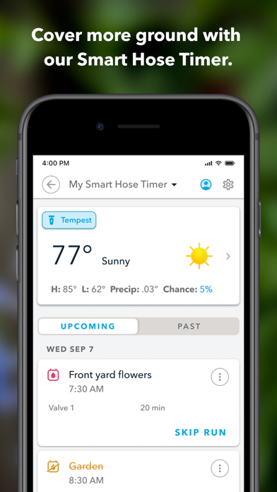Rachio screenshot 1