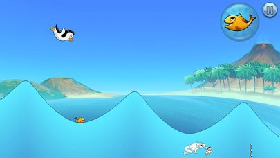 Racing Penguin: Slide and Fly! screenshot 2