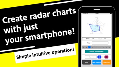 Radar Chart screenshot 1