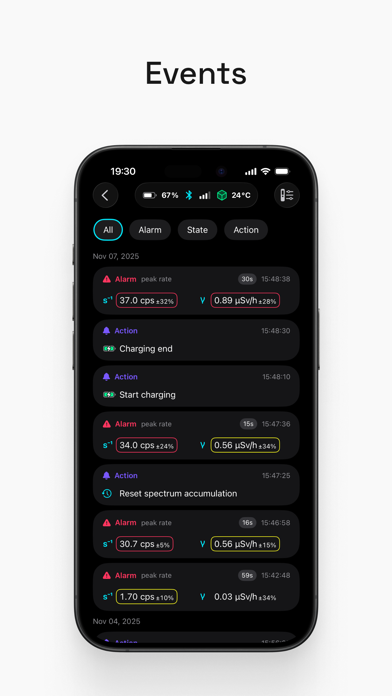Radiacode screenshot 1