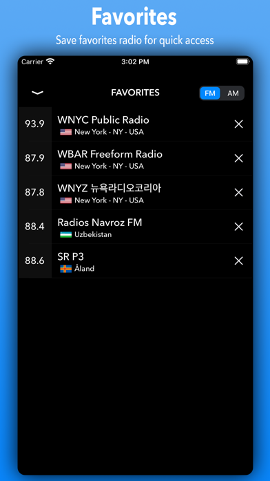 Radio App - Simple Radio Tuner screenshot 2