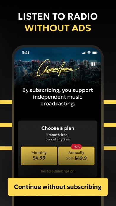Radio Chanson America screenshot 4