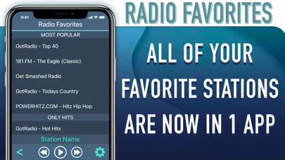 Radio Favorites screenshot 1