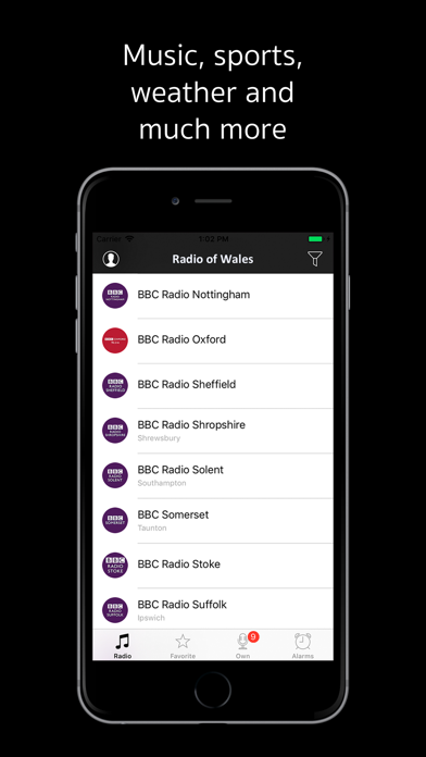 Radio of Wales: Welsh stations screenshot 2